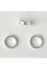Split Ring 5mm Silver x50