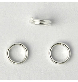 Split Ring 5mm Silver x50