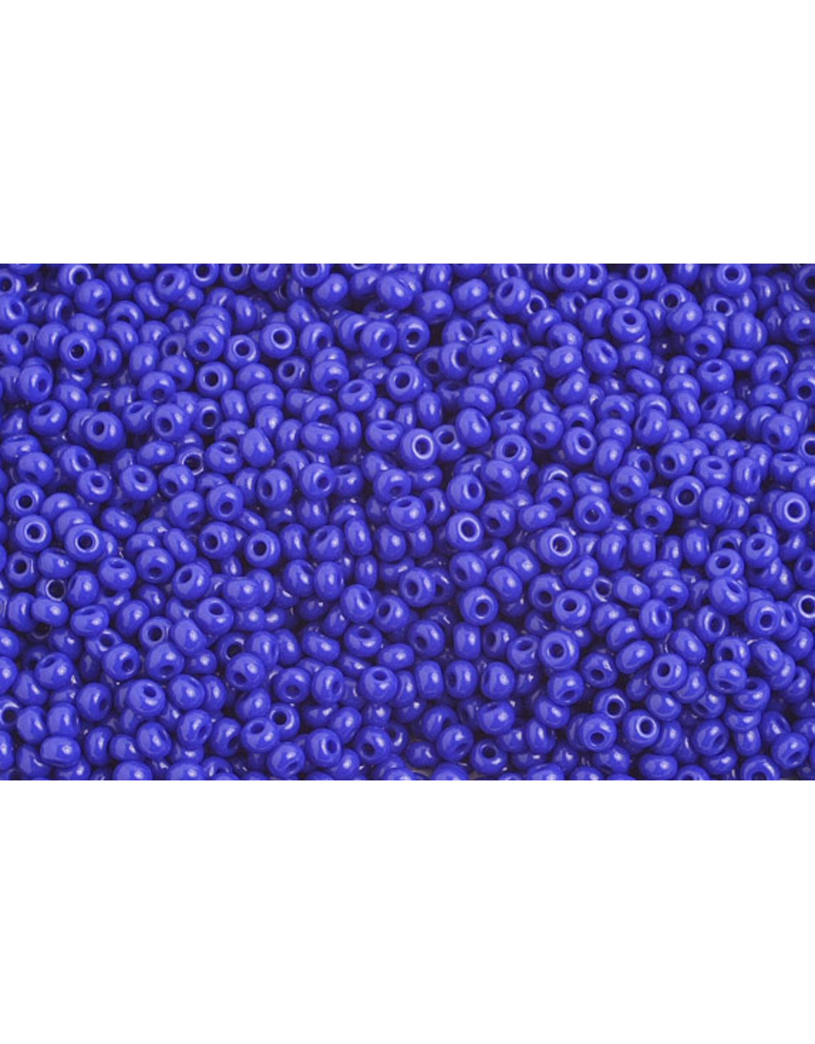 Czech 1044B 10  Seed 125g Opaque Royal Blue