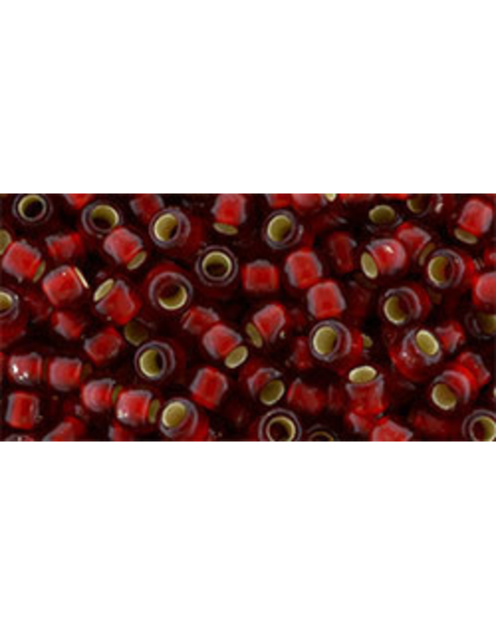 Toho 25cf 11  Round 6g Ruby Red s/l Matte