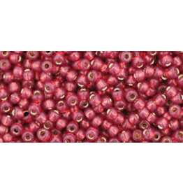 Toho pf2113 11 Toho Round 6g Milky Pomegranate Red s/l Perma Finish