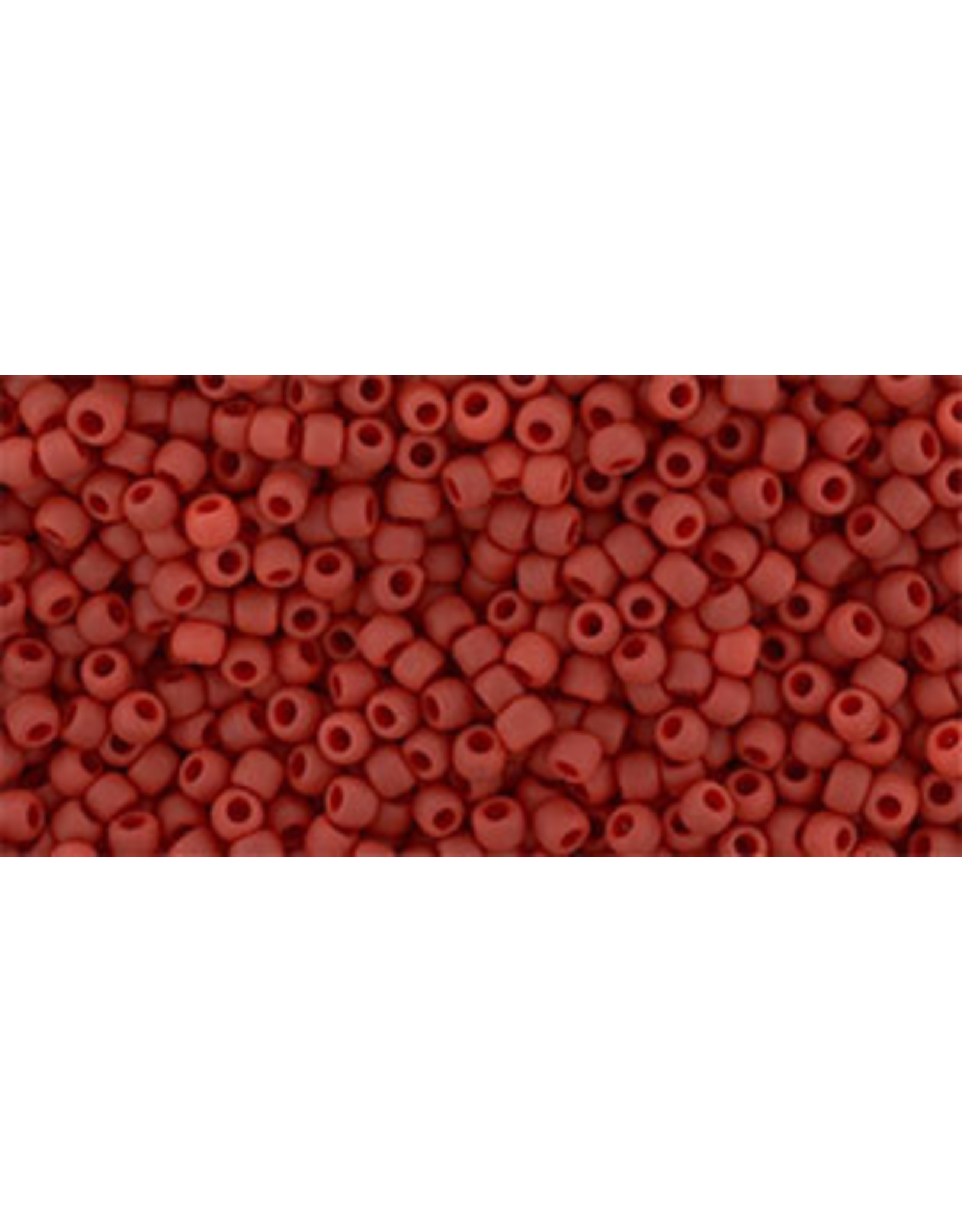 Toho 45f 11  Round 6g Opaque Pepper Red