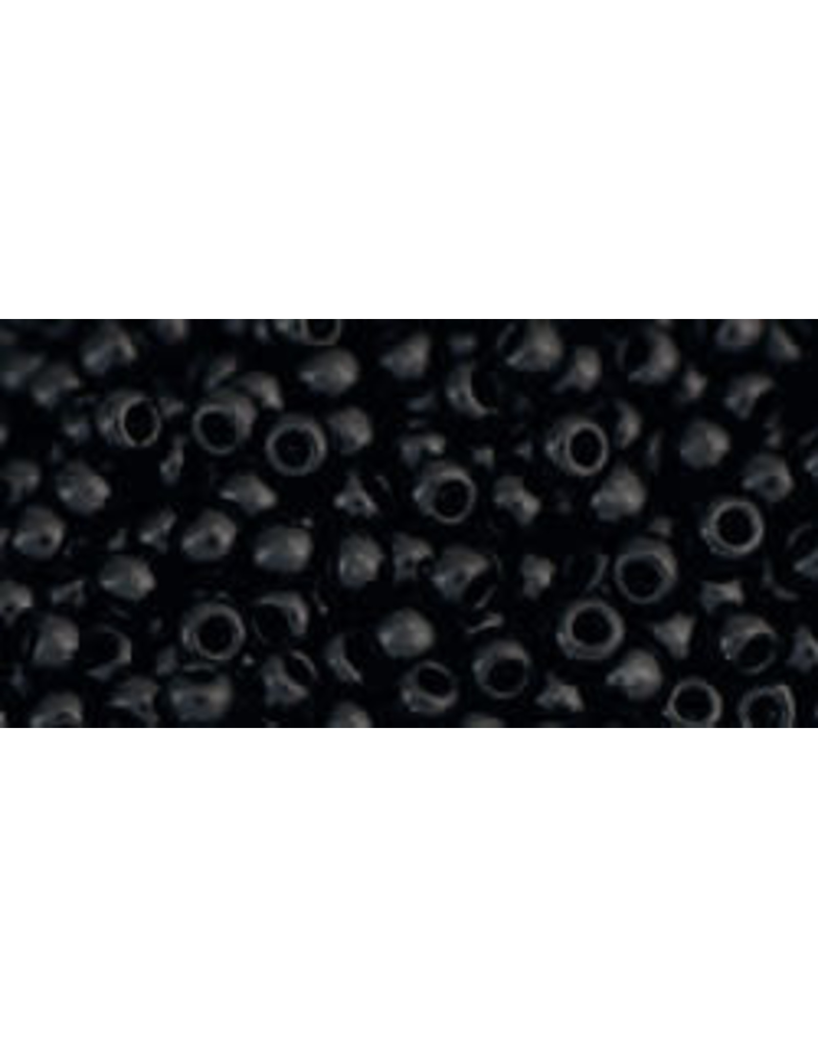 Toho 49B 11  Round 40g Opaque  Jet Black