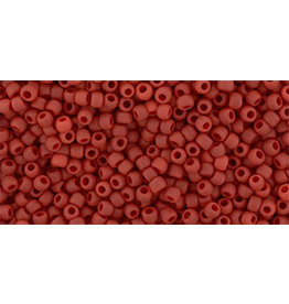 Toho 45fB 11  Round 40g Opaque Pepper Red Matte