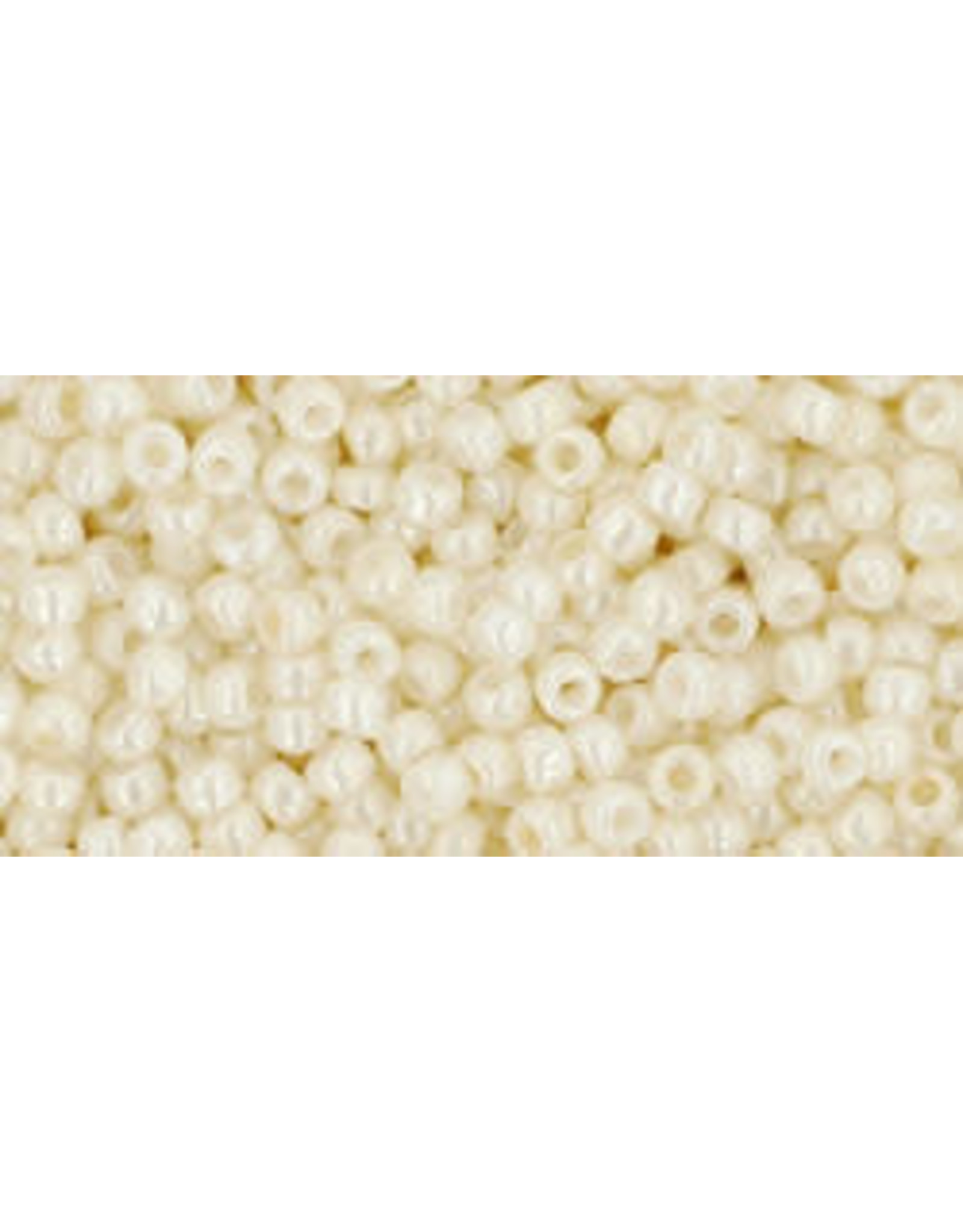 Toho 122 11  Round 6g Opaque Navajo White