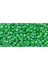 Toho 108 11  Round 6g Transparent Peridot Green Lustre