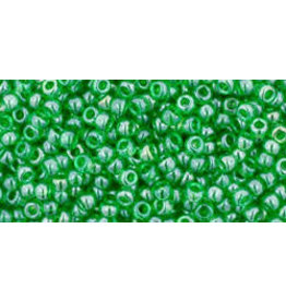 Toho 108B 11  Round 40g Transparent  Peridot Green Lustre