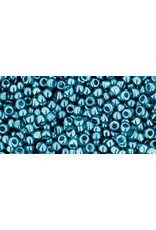 Toho 108bdB 11  Round 40g Transparent  Teal Green Lustre