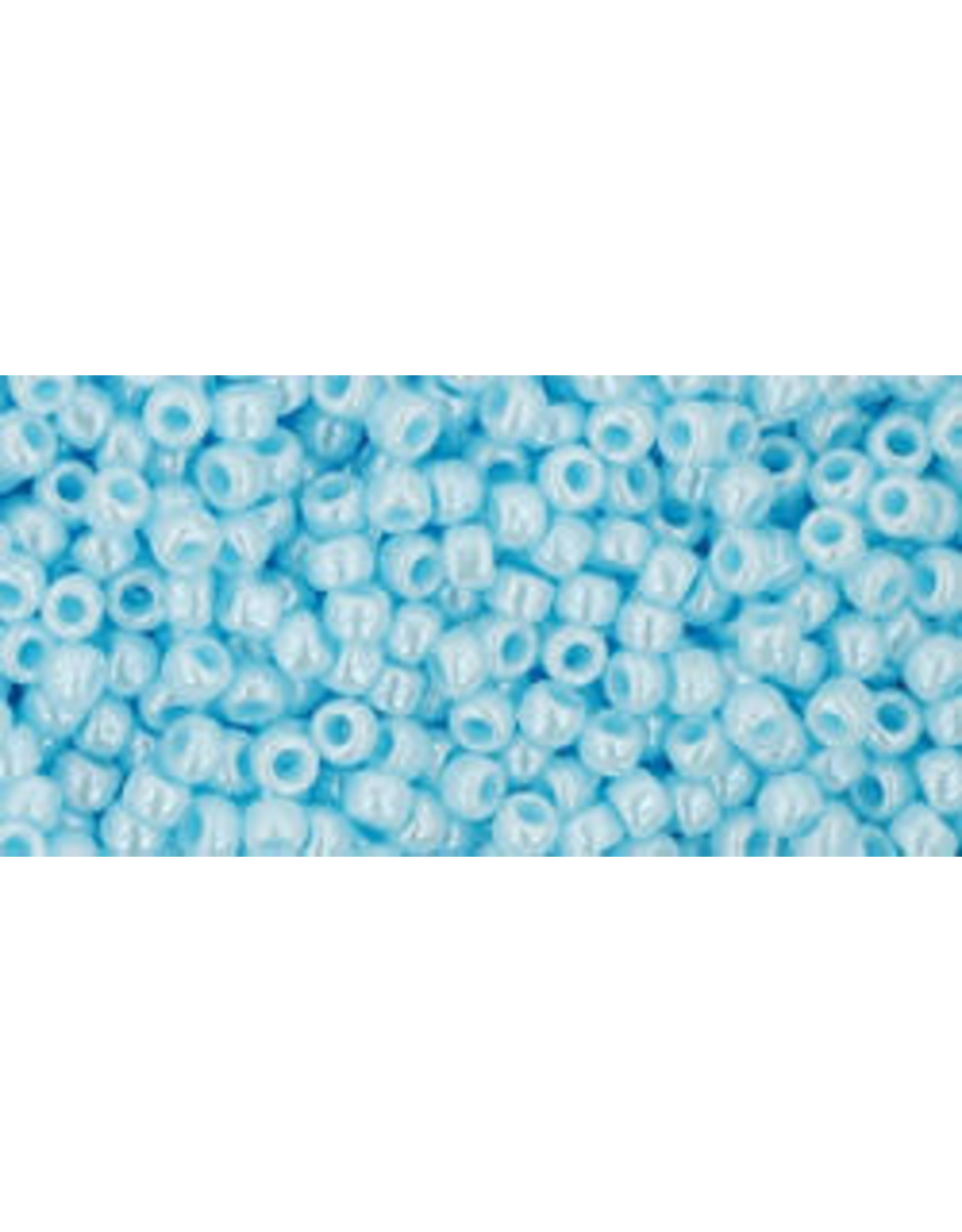 Toho 124B 11  Round 40g Opaque Pale Blue Lustre