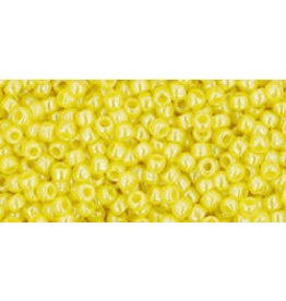 Toho 128 11  Round 6g Opaque Dandelion Yellow Lustre