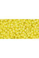 Toho 128 11  Round 6g Opaque Dandelion Yellow Lustre