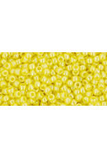 Toho 128 11  Round 6g Opaque Dandelion Yellow Lustre