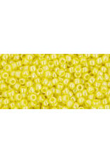Toho 128B 11  Round 40g Opaque Dandelion Yellow Lustre