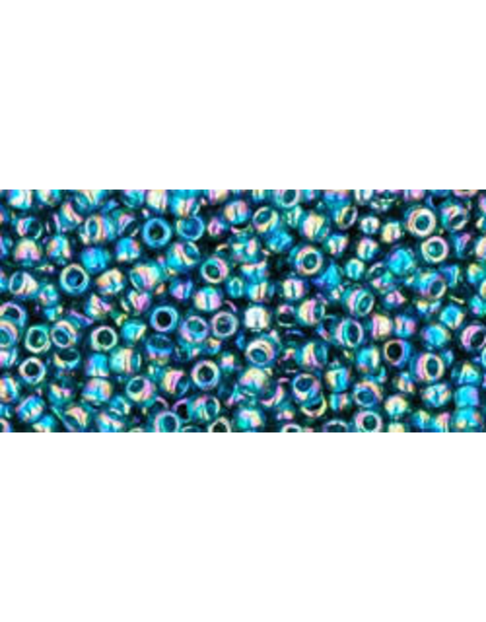 Toho 167bd 11  Round 6g Transparent Teal Green AB