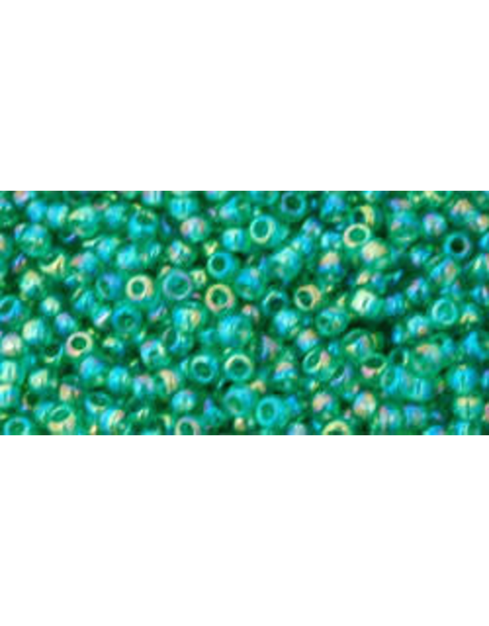 Toho 164bB 11  Round 40g Transparent Dark Peridot Green