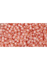 Toho pf2111  11  Round 6g Peach Orange Milky s/l Perma Finish