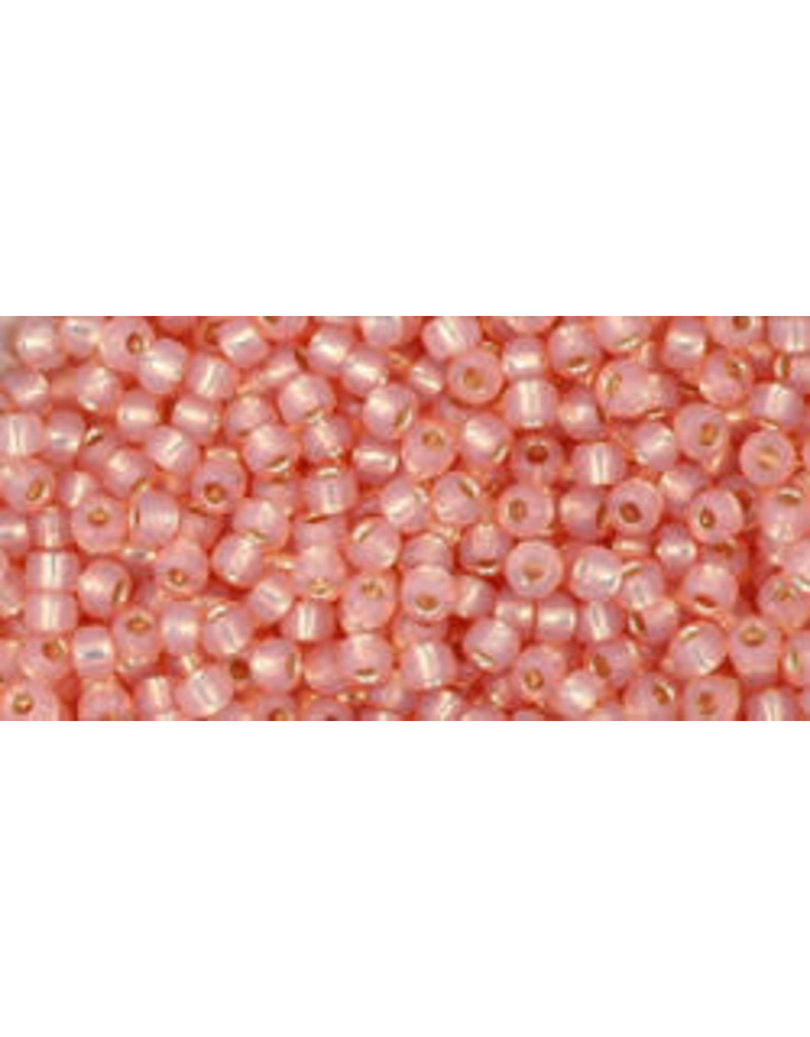 Toho pf2111  11  Round 6g Peach Orange Milky s/l Perma Finish