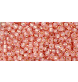 Toho pf2111  11  Round 6g Peach Orange Milky s/l Perma Finish