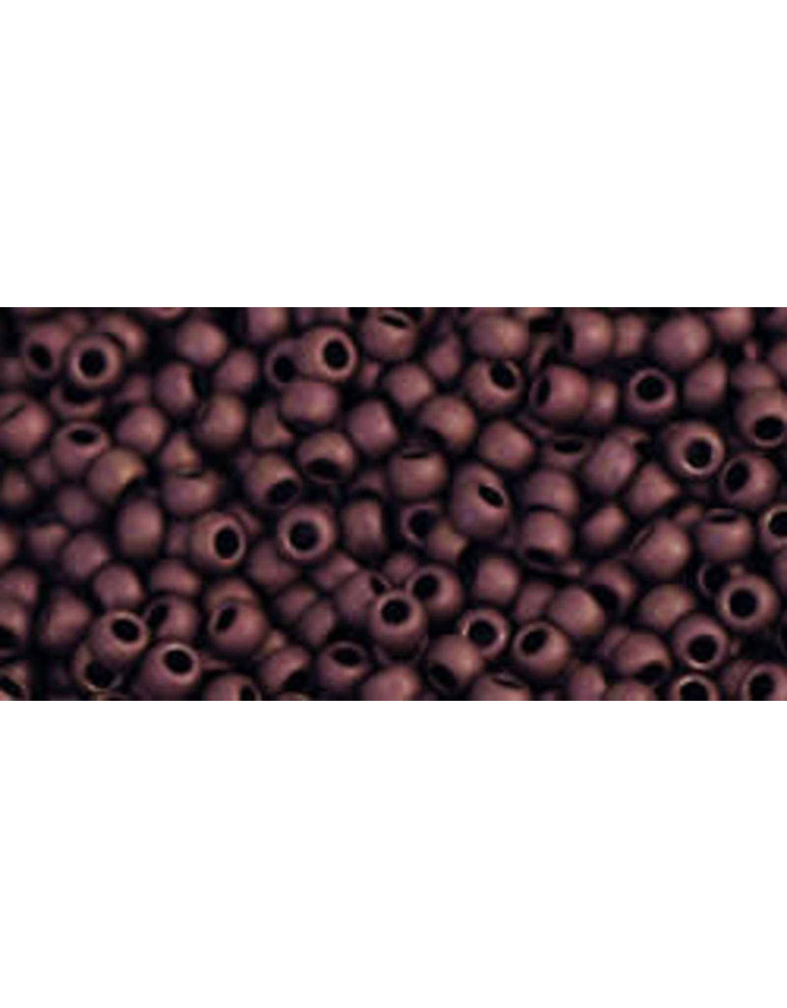 Toho 222f 11  Round 6g Dark Bronze Brown Matte