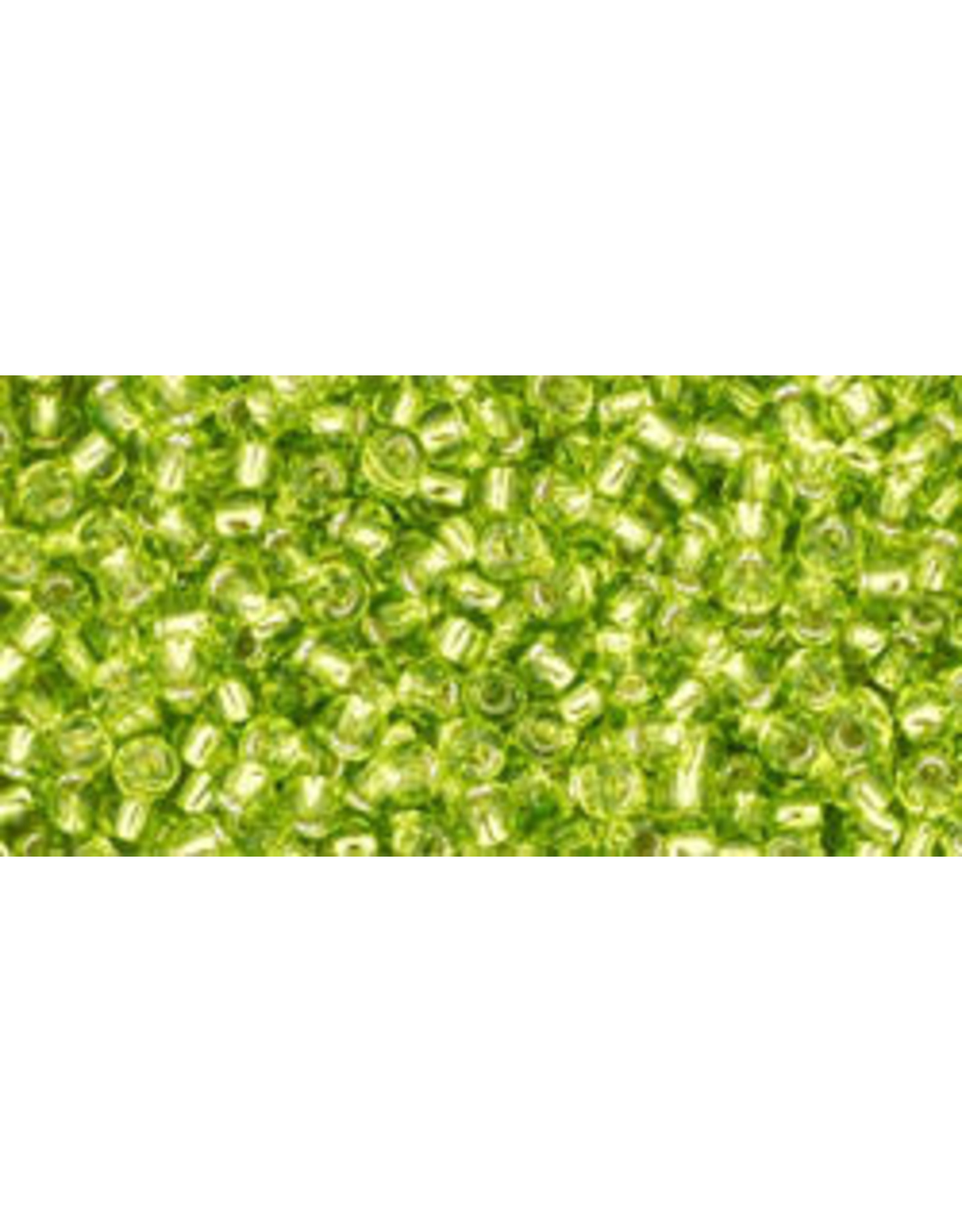 Toho 24 11  Round 6g Lime Green s/l