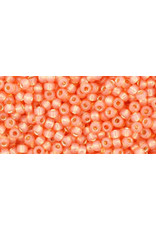 Toho pf2112B 11  Round 40g Grapefruit Orange Opal s/l Perma Finish