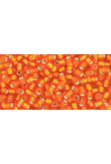 Toho 30bf 11  Round 6g Hyacinth Orange s/l Matte