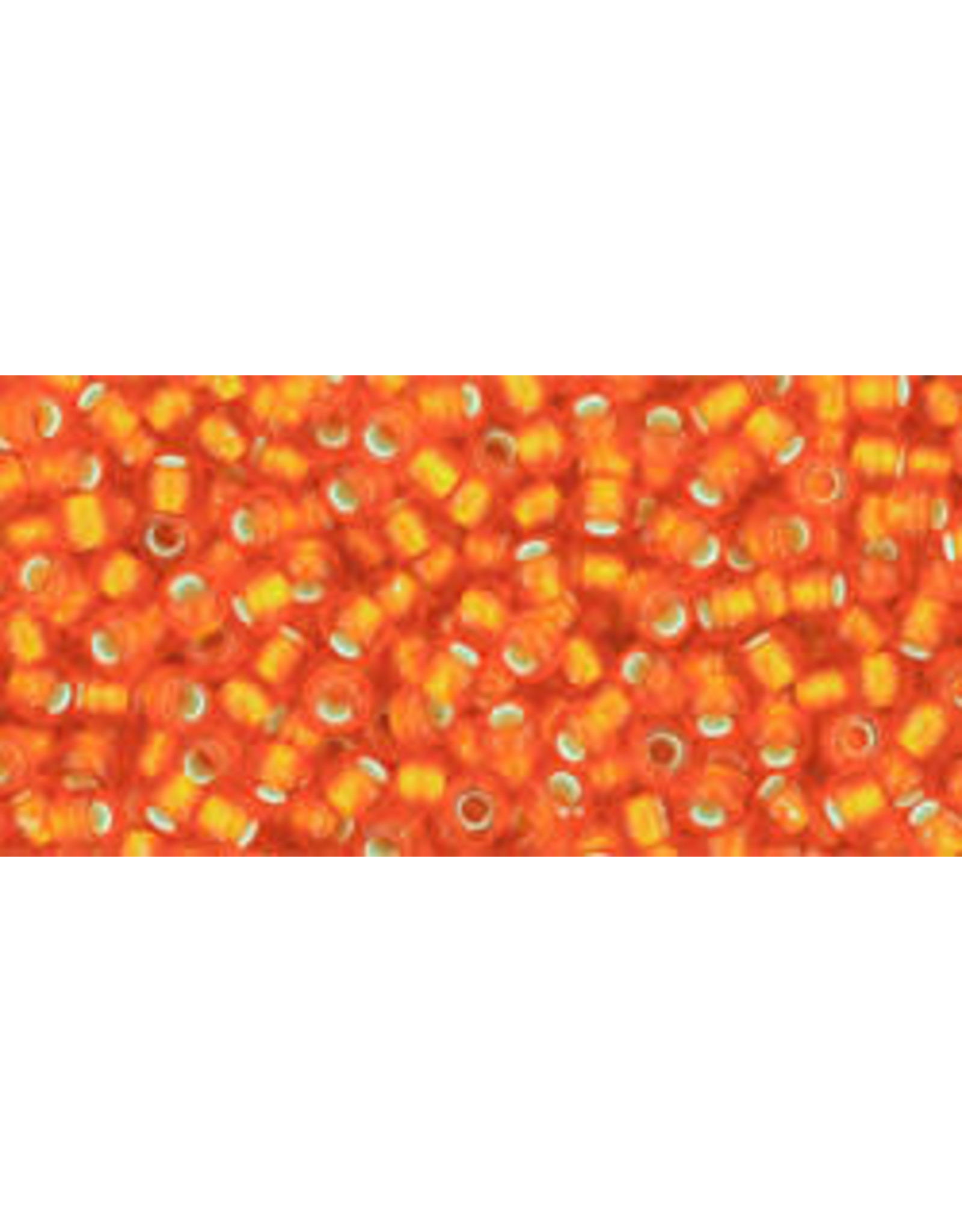 Toho 30bf 11  Round 6g Hyacinth Orange s/l Matte