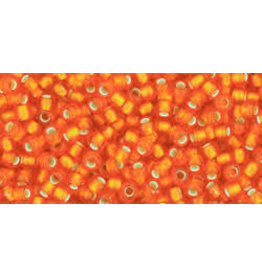 Toho 30bfB 11  Round 40g Transparent Hyacinth Orange s/l Matte