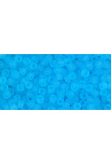 Toho 3f 11  Round 6g Transparent Aqua Blue Matte