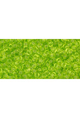 Toho 4 11  Round 6g Transparent Lime Green