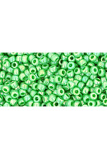 Toho 407 11  Round 6g Opaque Mint Green AB