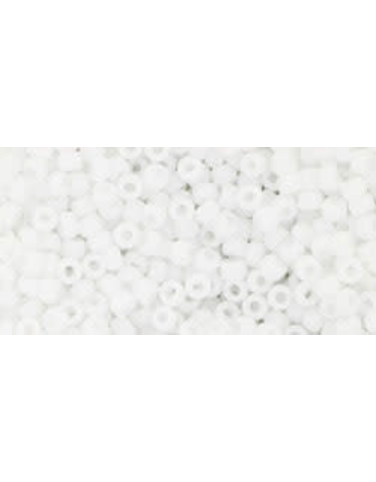 Toho 41f 11  Round 6g Opaque White Matte