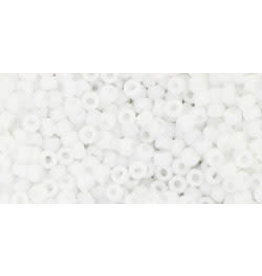 Toho 41f 11  Round 6g Opaque White Matte