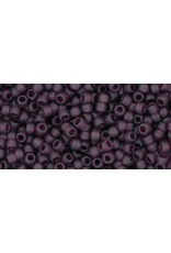 Toho 6cf 11  Round 6g Transparent Dark Amethyst Purple Matte