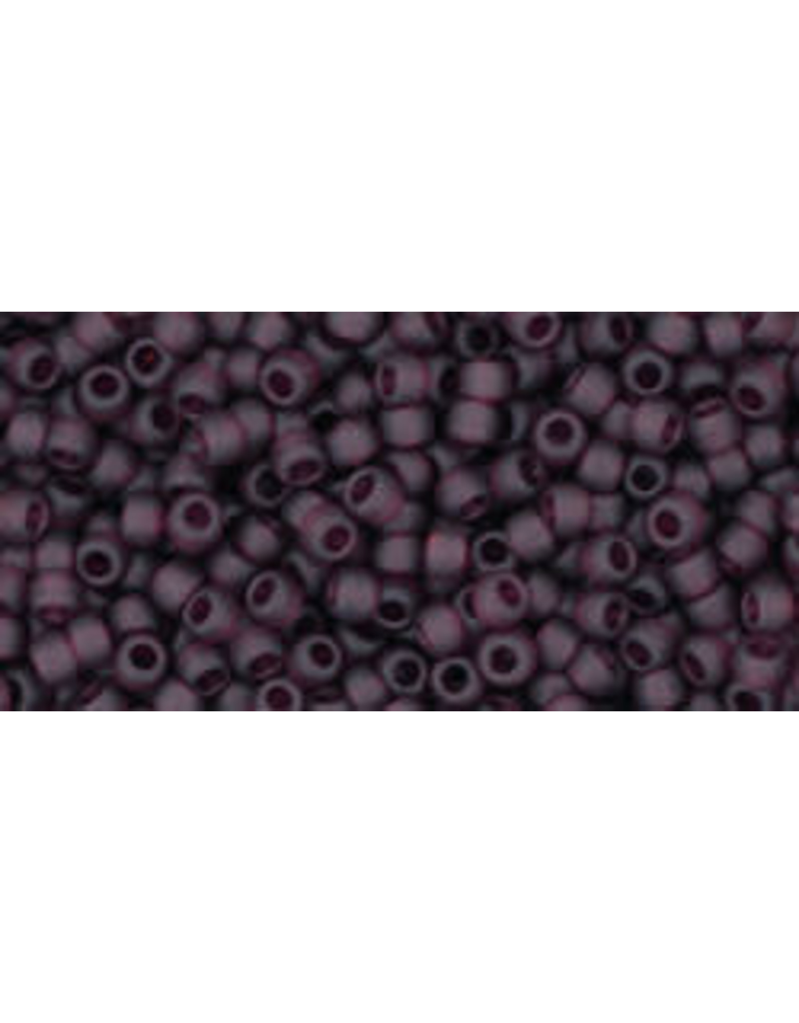 Toho 6cfB 11  Round 40g Transparent Dark Amethyst Purple Matte