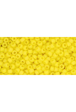 Toho 42f 11  Round 6g Opaque Dandelion Yellow Matte