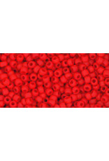 Toho 45afB 11  Round 40g Opaque Cherry Red Matte