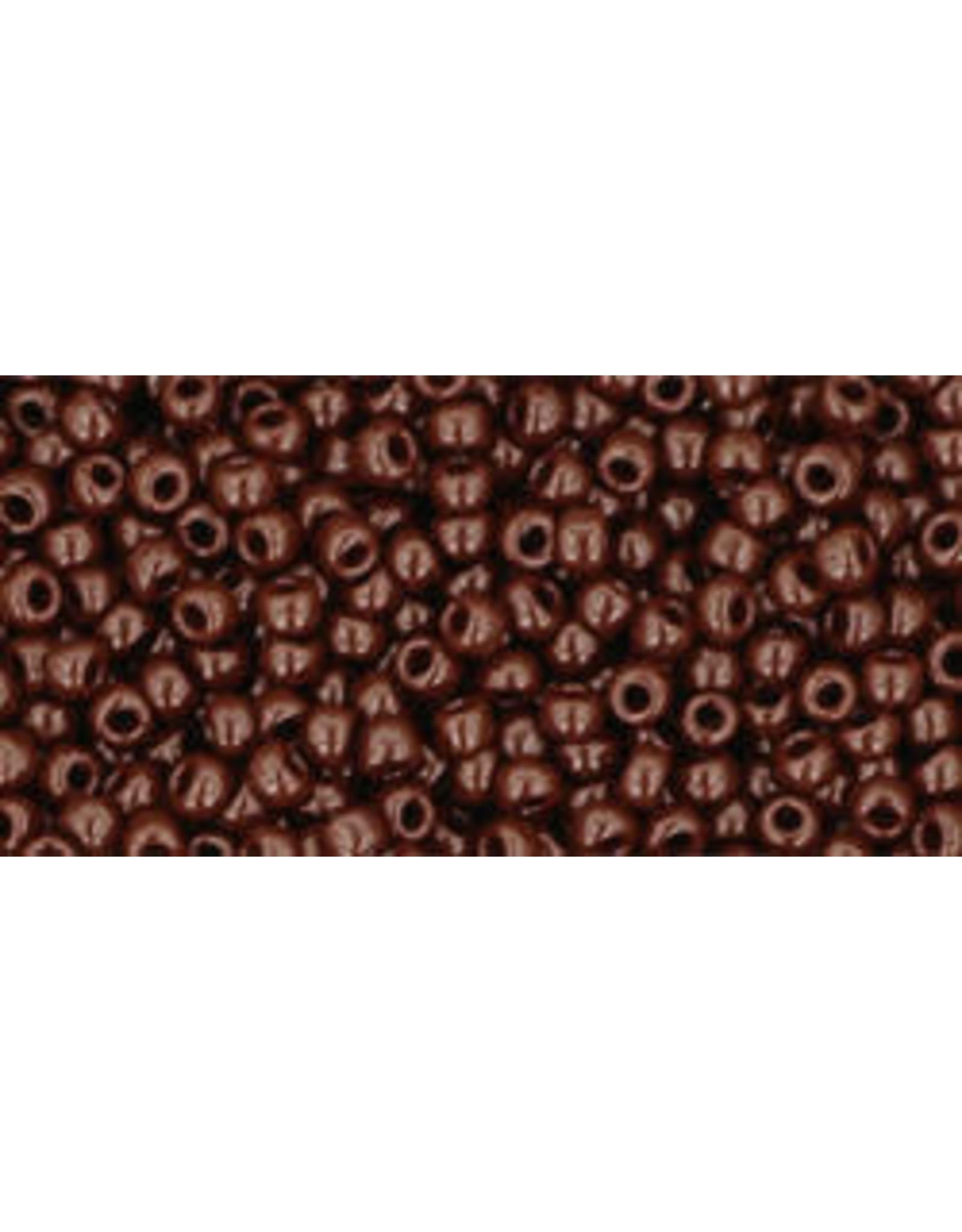 Toho 46 11  Round 6g Opaque Oxblood Brown