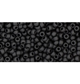 Toho 49f 11  Round 6g Opaque Jet Black Matte