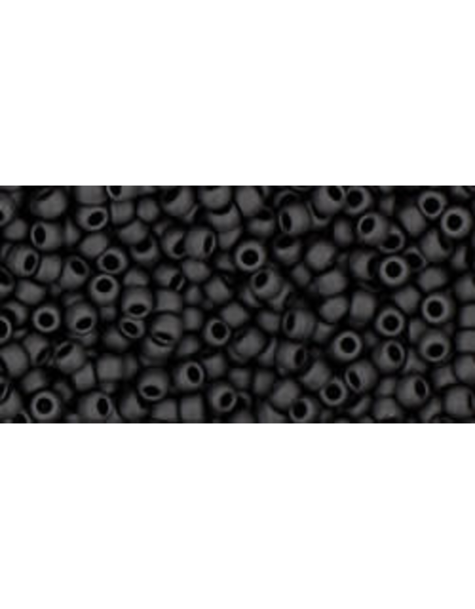 Toho 49fB 11  Round 40g Opaque Jet Black Matte