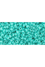 Toho 55f 11  Round 6g Opaque Turquoise Blue Matte