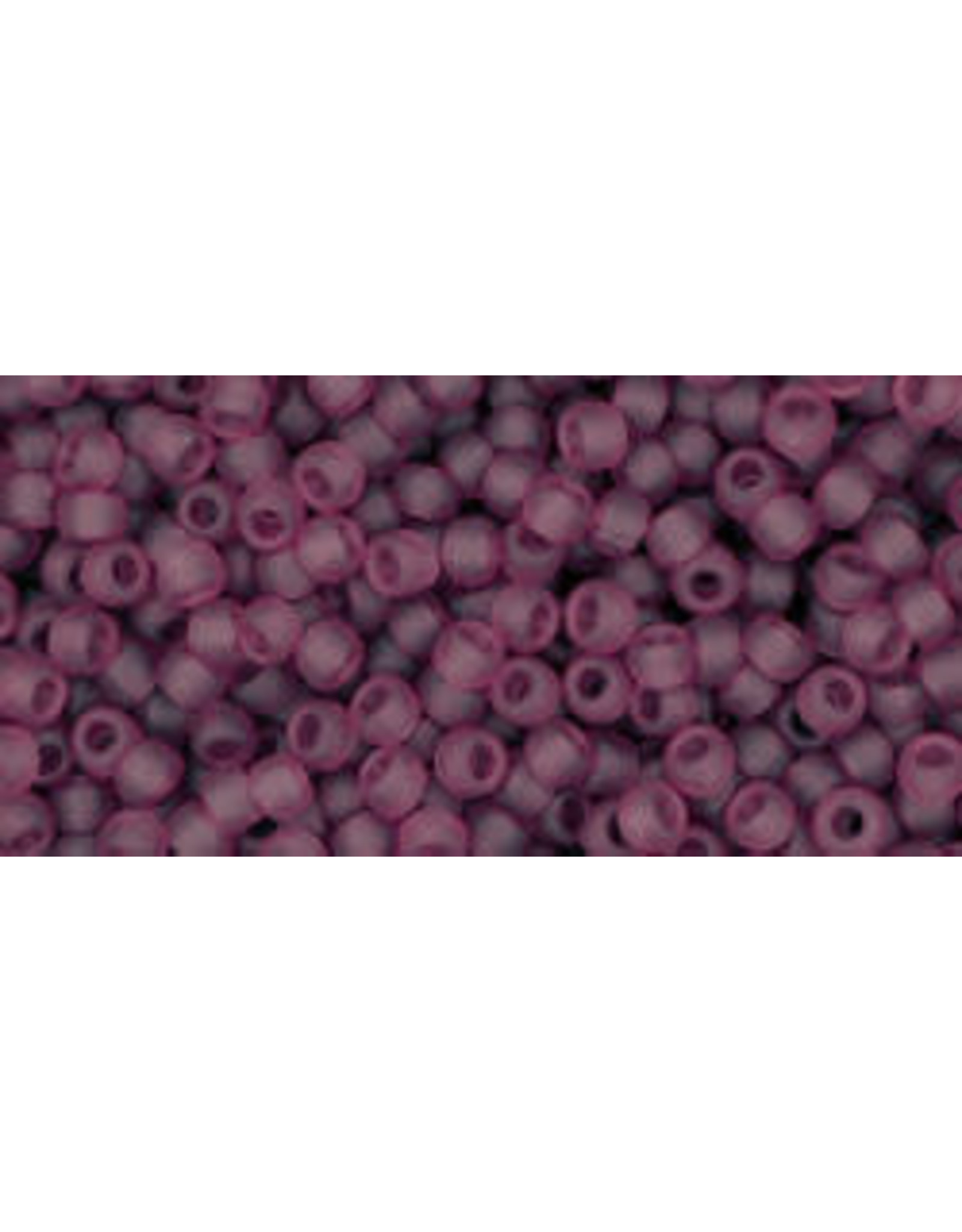 Toho 6bfB 11  Round 40g Transparent Medium Amethyst Purple Matte