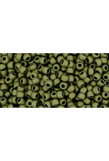 Toho 617B 11  Round 40g Opaque Dark Olive Green Matte