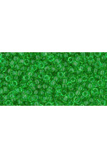 Toho 7 11  Round 6g Transparent Peridot Green