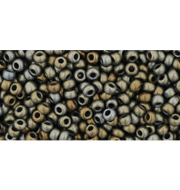 Toho 83f 11  Round 6g Opaque Brown AB MAtte