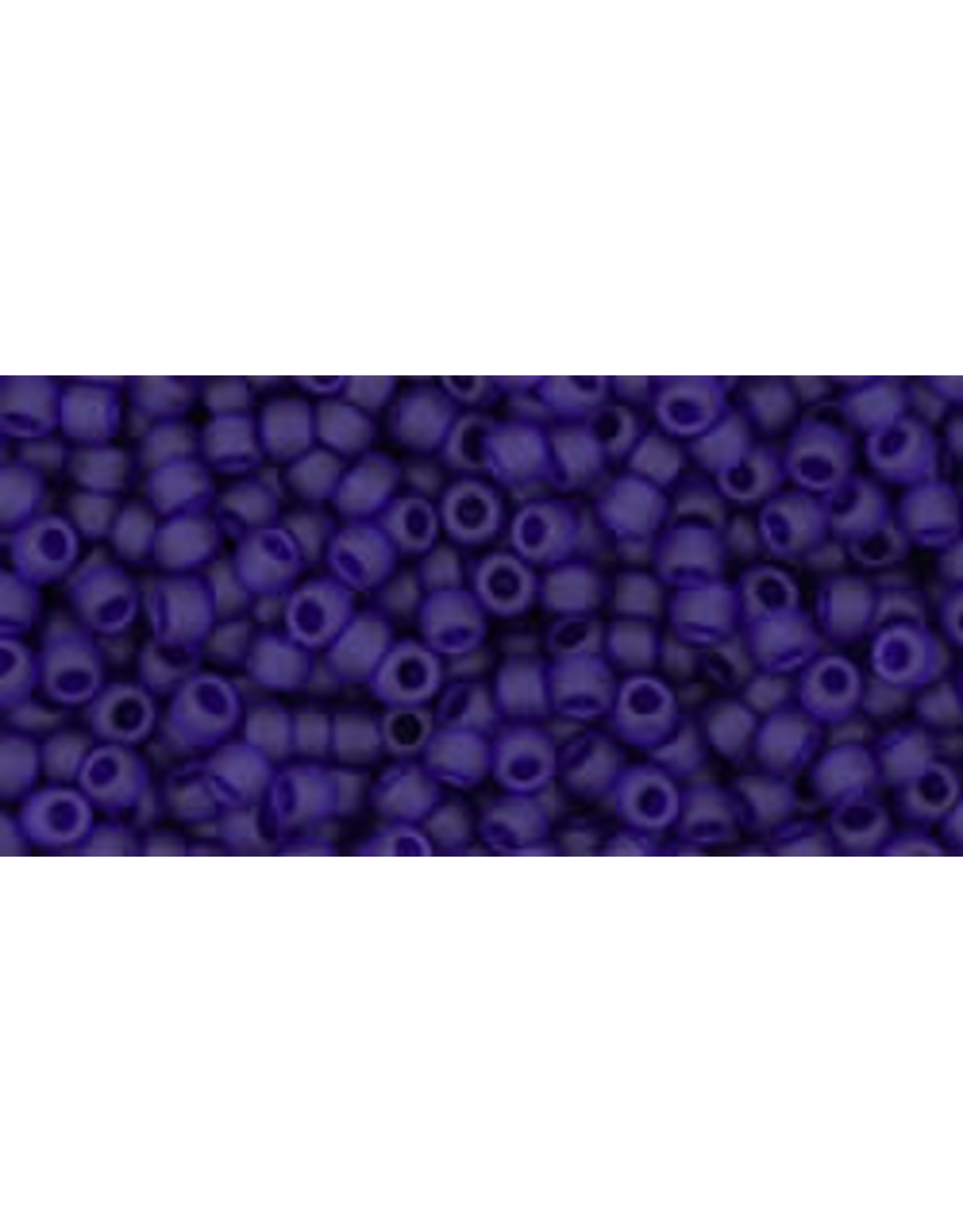 Toho 8df 11  Round 6g Transparent Cobalt Blue Matte