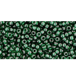 Toho 939B 11  Round 40g Transparent Emerald Green