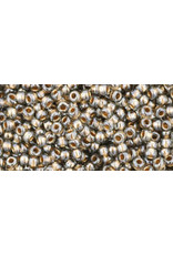 Toho 993B 11  Round 40g Black Diamond Grey Gold c/l