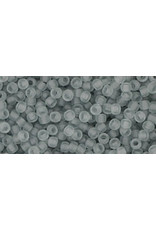 Toho 9fB 11  Round 40g Transparent Black Diamond Grey Matte