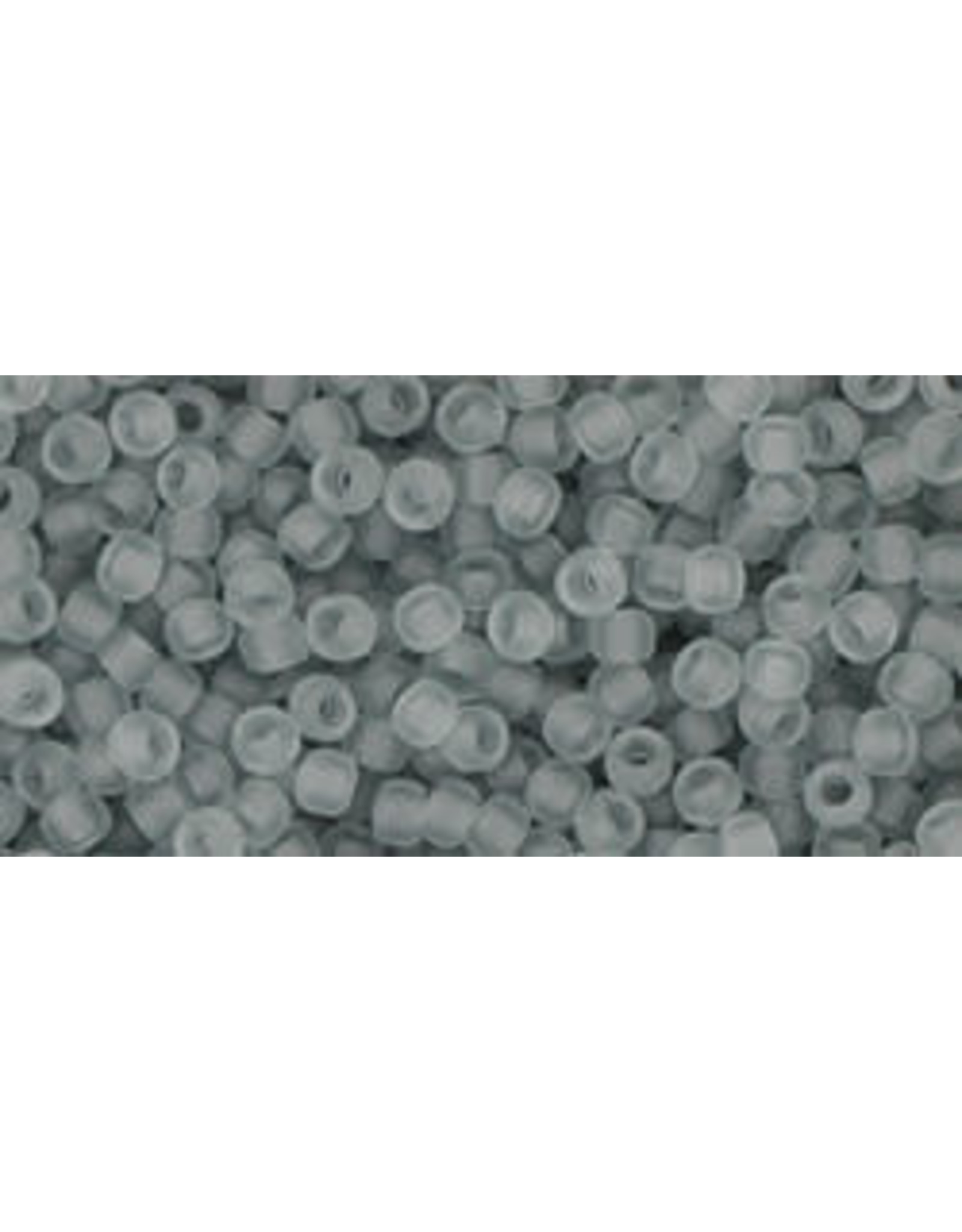 Toho 9fB 11  Round 40g Transparent Black Diamond Grey Matte